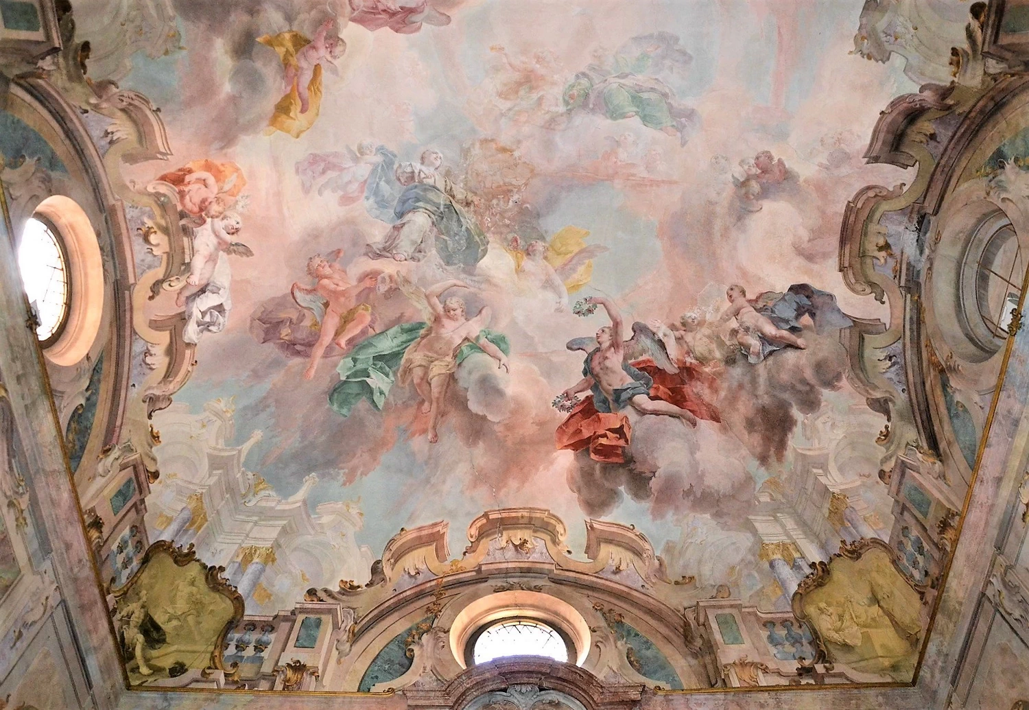Biagio Bellotti - Certosa di Garegnano, Maria in gloria